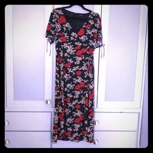 Madewell floral maxi dress